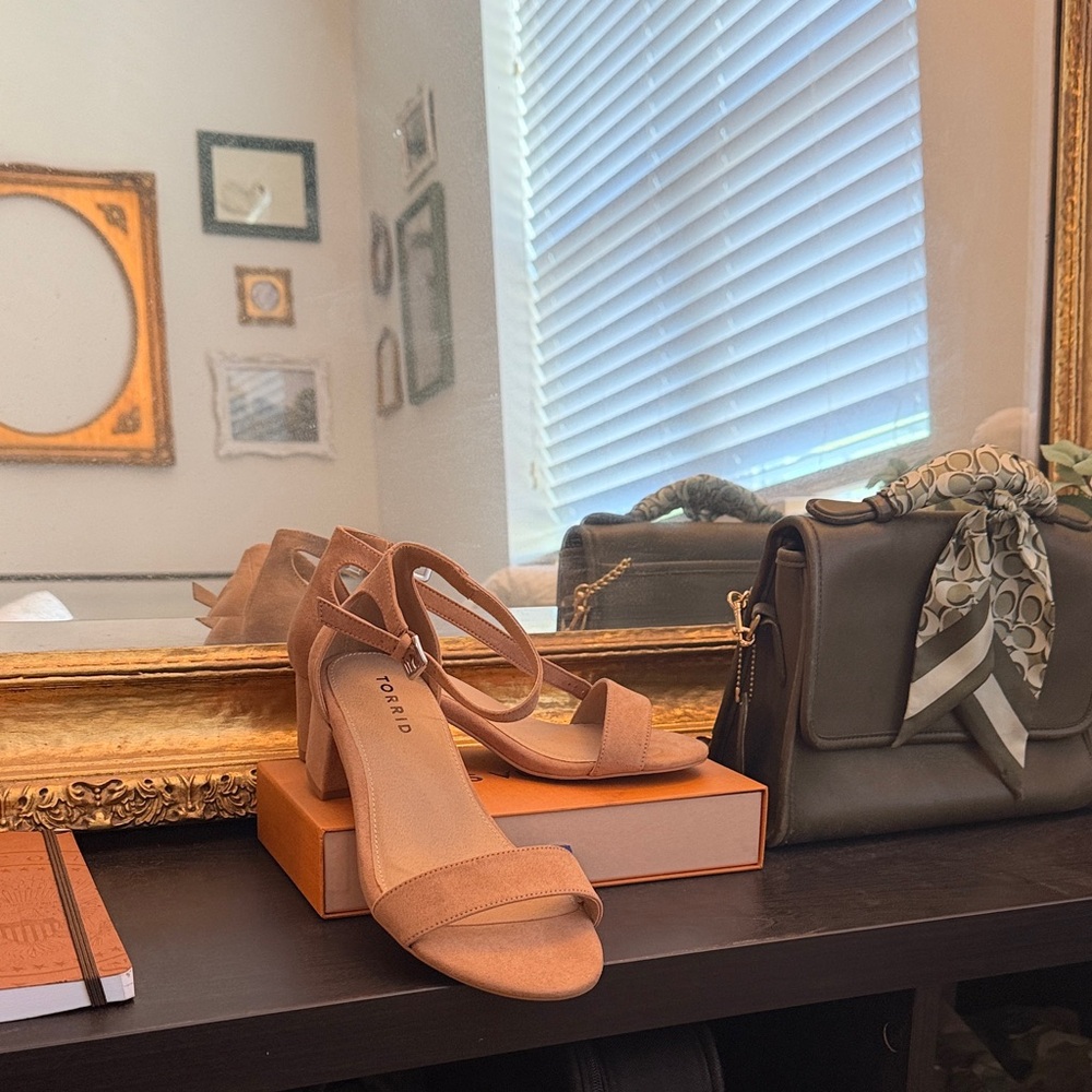 Torrid Tan Block Heel Sandals